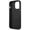 Etui Guess Saffiano Triangle Logo na iPhone 14 Pro - srebrne