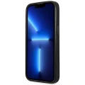 Etui Guess Saffiano Triangle Logo na iPhone 14 Pro - czarne