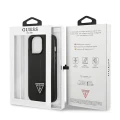 Etui Guess Saffiano Triangle Logo na iPhone 14 Pro - czarne
