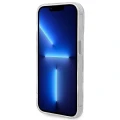 Etui Guess Metal Outline MagSafe na iPhone 14 Pro - srebrne