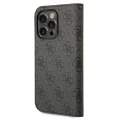 Etui Guess 4G Vintage Gold Logo na iPhone 14 Pro - czarne