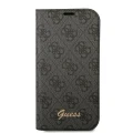 Etui Guess 4G Vintage Gold Logo na iPhone 14 Pro - czarne