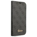 Etui Guess 4G Vintage Gold Logo na iPhone 14 Pro - czarne