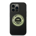 Etui Karl Lagerfeld Silicone RSG na iPhone 14 Pro - czarne