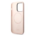 Etui Karl Lagerfeld Silicone Karl&Choupette MagSafe na iPhone 14 Pro - jasnoróżowe