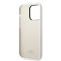 Etui Karl Lagerfeld Silicone Choupette na iPhone 14 Pro - białe