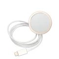 Etui Guess Marble MagSafe na iPhone 14 Pro + ładowarka indukcyjna - czarne