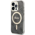 Etui Guess 4G MagSafe na iPhone 14 Pro - czarne