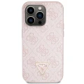 Etui Guess Crossbody 4G Metal Logo na iPhone 14 Pro - różowe