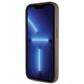 Etui Guess Crossbody 4G Metal Logo na iPhone 14 Pro - brązowe