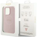 Etui Guess Saffiano MagSafe na iPhone 14 Pro - różowe