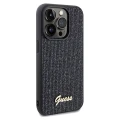 Etui Guess Disco Metal Script na iPhone 14 Pro - czarne