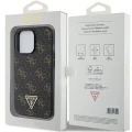 Etui Guess 4G Triangle Metal Logo na iPhone 14 Pro - czarne