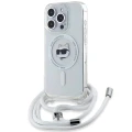 Etui Karl Lagerfeld IML Choupette Head & Cord MagSafe na iPhone 14 Pro - przezroczyste