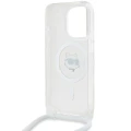 Etui Karl Lagerfeld IML Choupette Head & Cord MagSafe na iPhone 14 Pro - przezroczyste