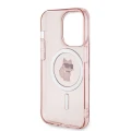 Etui Karl Lagerfeld IML Choupette MagSafe na iPhone 14 Pro - różowe