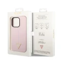 Etui Guess Silicone Triangle iPhone 14 Pro 6,1" - fioletowe