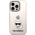 Etui Karl Lagerfeld Choupette Body na iPhone 14 Pro 6,1" - różowe