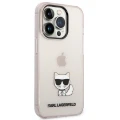 Etui Karl Lagerfeld Choupette Body na iPhone 14 Pro 6,1" - różowe