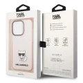 Etui Karl Lagerfeld Choupette Body na iPhone 14 Pro 6,1" - różowe