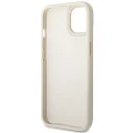 Etui Guess Croco Collection na iPhone 14 Plus - srebrne