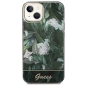 Etui Guess Jungle Collection na iPhone 14 Plus - zielone