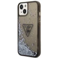 Etui Guess Liquid Glitter Palm Collection na iPhone 14 Plus - czarne