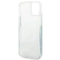 Etui Guess Flower Liquid Glitter na iPhone 14 Plus - zielone