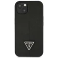 Etui Guess Saffiano Triangle Logo na iPhone 14 Plus - czarne
