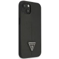 Etui Guess Saffiano Triangle Logo na iPhone 14 Plus - czarne