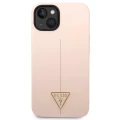 Etui Guess Silicone Triangle na iPhone 14 Plus - różowe