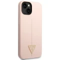 Etui Guess Silicone Triangle na iPhone 14 Plus - różowe