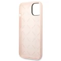 Etui Guess Silicone Triangle na iPhone 14 Plus - różowe