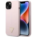 Etui Guess Silicone Triangle na iPhone 14 Plus - fioletowe