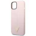 Etui Guess Silicone Triangle na iPhone 14 Plus - fioletowe
