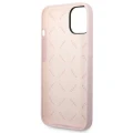 Etui Guess Silicone Triangle na iPhone 14 Plus - fioletowe