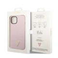 Etui Guess Silicone Triangle na iPhone 14 Plus - fioletowe
