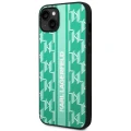 Etui Karl Lagerfeld Monogram Stripe na iPhone 14 Plus - zielone