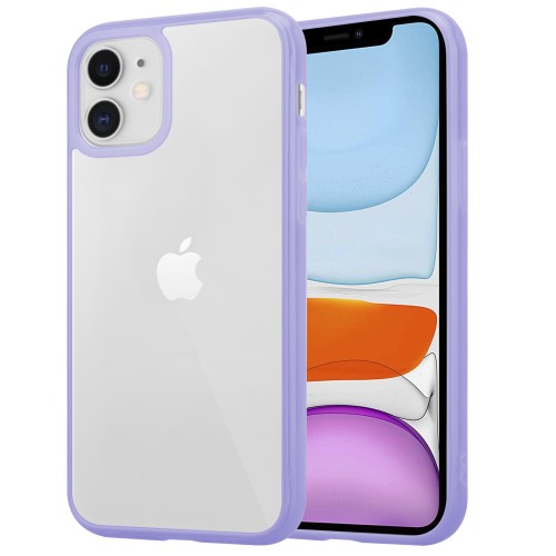 Etui do iPhone 11, przeźroczysty tył, kolorowe ramki