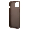 Etui Guess 4G Big Metal Logo na iPhone 14 - brązowe