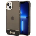 Etui Guess Translucent na iPhone 14 - czarne