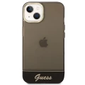 Etui Guess Translucent na iPhone 14 - czarne