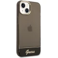 Etui Guess Translucent na iPhone 14 - czarne