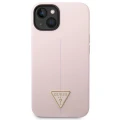 Etui Guess Silicone Triangle na iPhone 14 6,1" - fioletowe