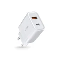 Ładowarka Tech-Protect C30W sieciowa USB-C PD 30W / USB-A QC 3.0 - biała
