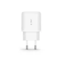 Ładowarka Tech-Protect C20W sieciowa USB-C PD 20W / USB-A QC 3.0 z kablem USB-C / Lightning - biała