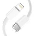 Ładowarka Tech-Protect C20W sieciowa USB-C PD 20W / USB-A QC 3.0 z kablem USB-C / Lightning - biała