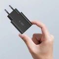 Ładowarka Tech-Protect NC30W sieciowa 2x USB-C PD 30W / USB-A QC 3.0 - czarna