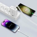 Ładowarka Tech-Protect NC100W-GAN sieciowa GaN 3x USB-C PD 100W / USB-A QC 3.0 - biała