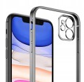  Etui do iPhone 12 Mini, osłonka na aparat, przeźroczysty tył, różne kolory